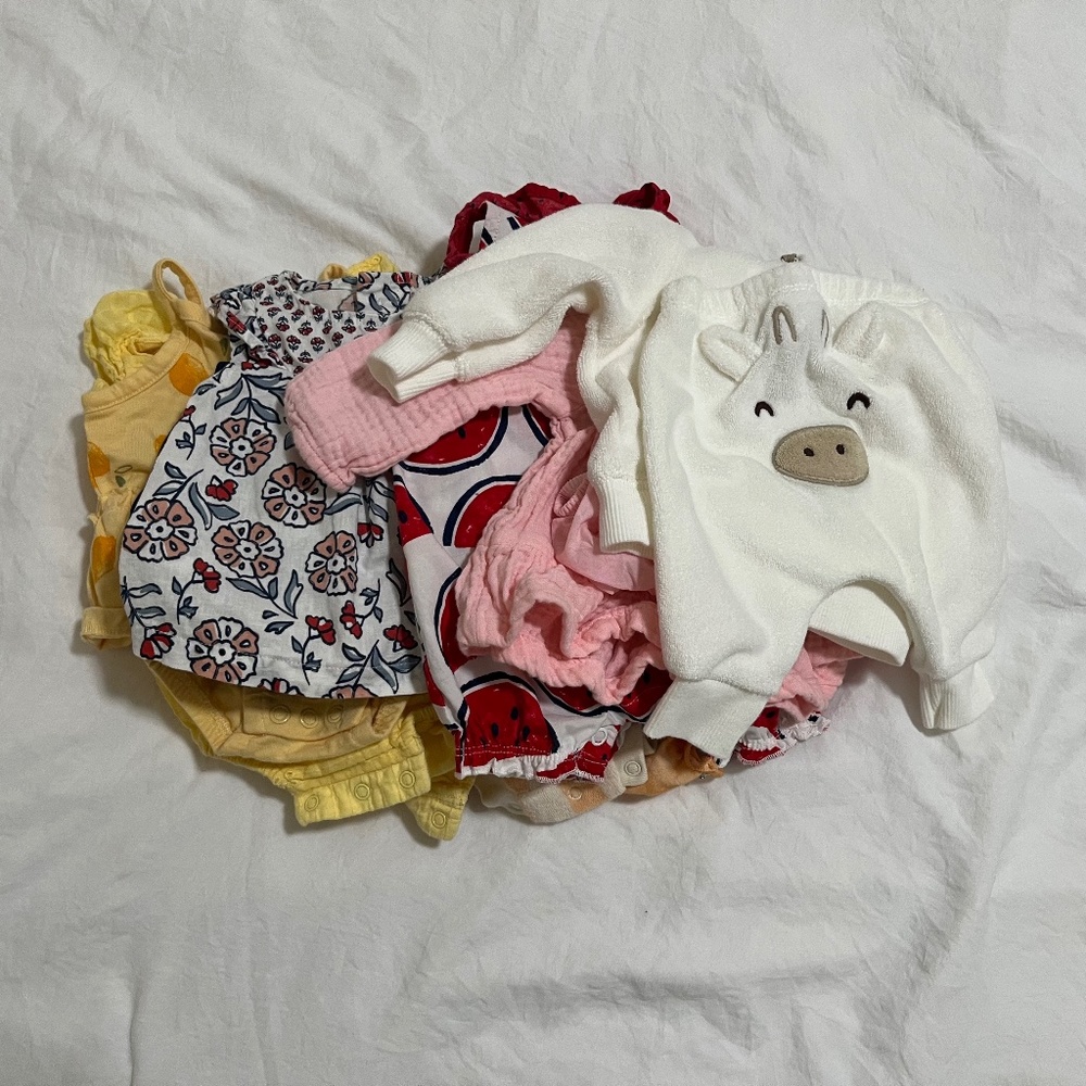 Carter’s & Cat&Jack NB girl clothes